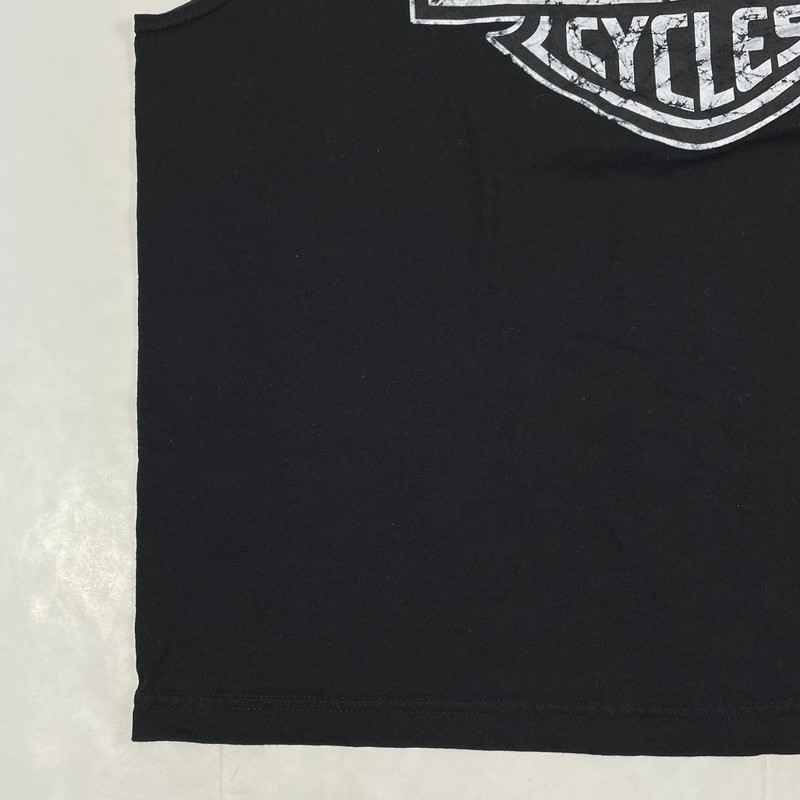 Harley Davidson Shirt Mens Extra Large Black Sleeveless Tank Biker Skull Pirate gallery