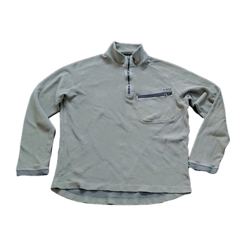 KAVU Quarter Zip Pullover Top Mens XL Granolacore Outdoor Nature Hiking Camping gallery