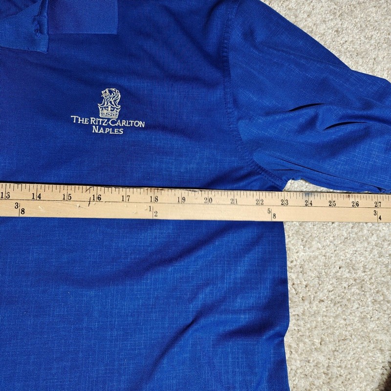 oxford america ritz-carlton atlanta mens blue golf polo xl gallery