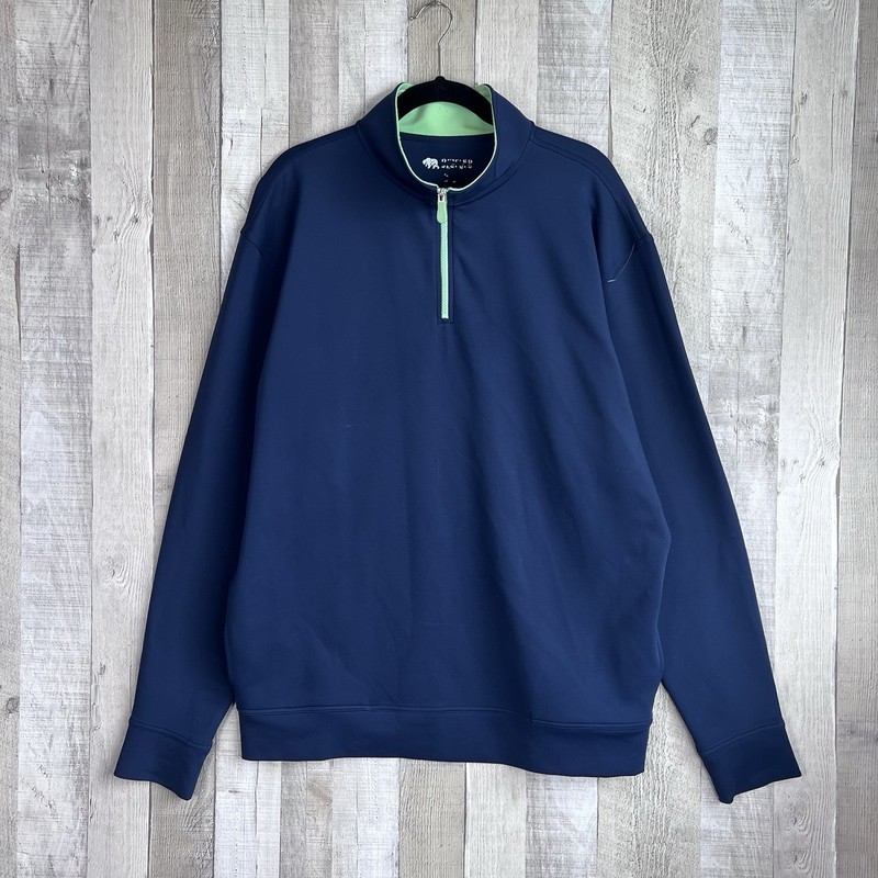 Onward Reserve Golf Performance Quarter Zip Pullover Size Men’s XXL Naval Blue gallery