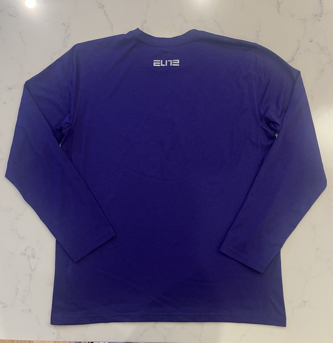 Nike Men’s LSU Basketball Long Sleeve Shirt Purple Size Large Tiger Logo Dri-Fit gallery