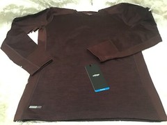 Uni Pro ColdGear Compression Brushed Long Sleeve Crew Neck Color Maroon MED NWT