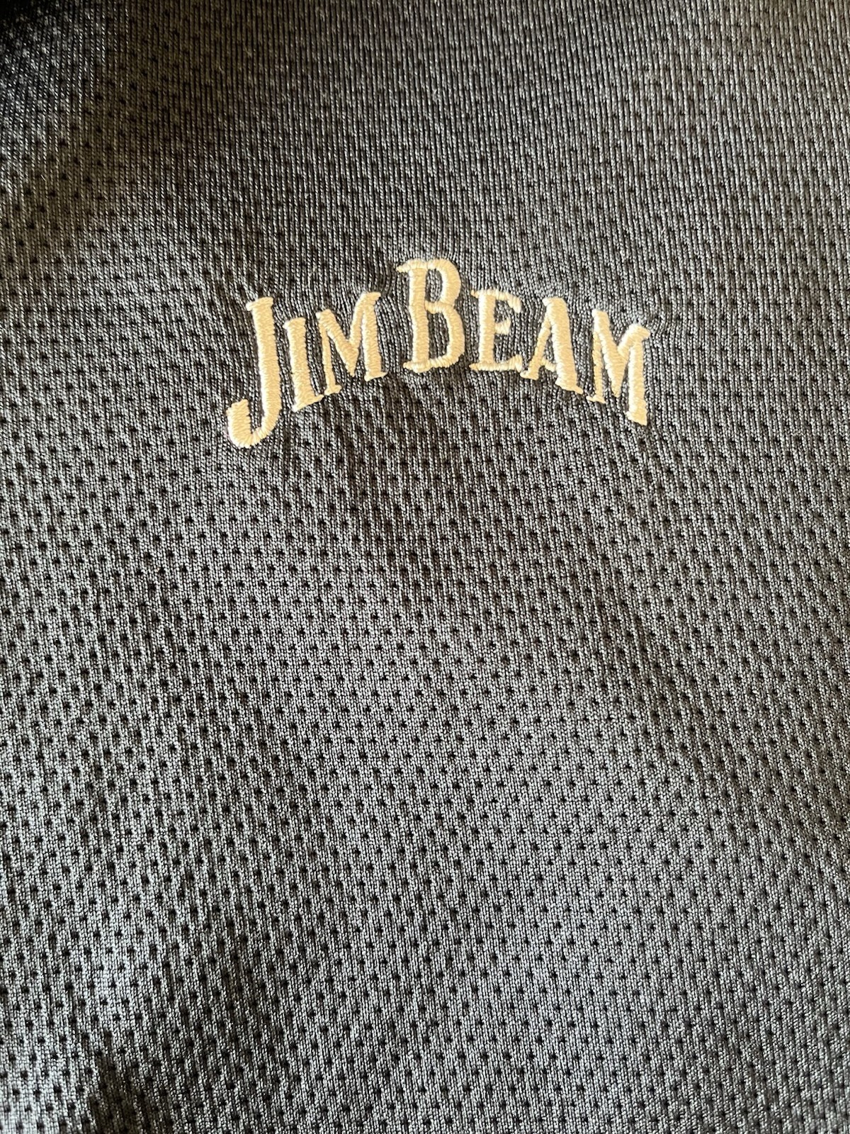 Nike Golf Jim Beam Mock Neck Pullover Gray 1/4 Zip Long Sleeve Men XXL Bourbon gallery
