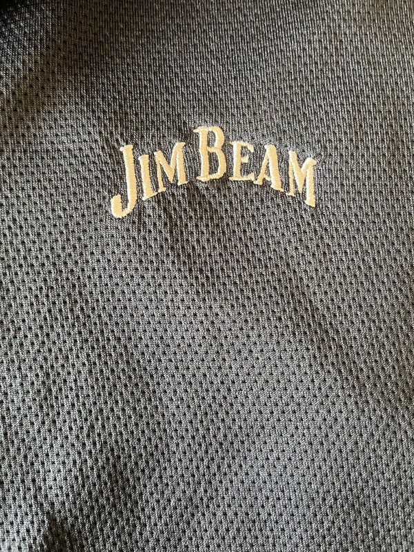 Nike Golf Jim Beam Mock Neck Pullover Gray 1/4 Zip Long Sleeve Men XXL Bourbon gallery