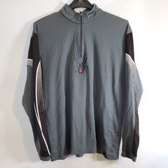 Spyder Gray Black – NO SIZE TAG 1/4 Zip Pullover Shell Jacket Outdoor Top Shirt