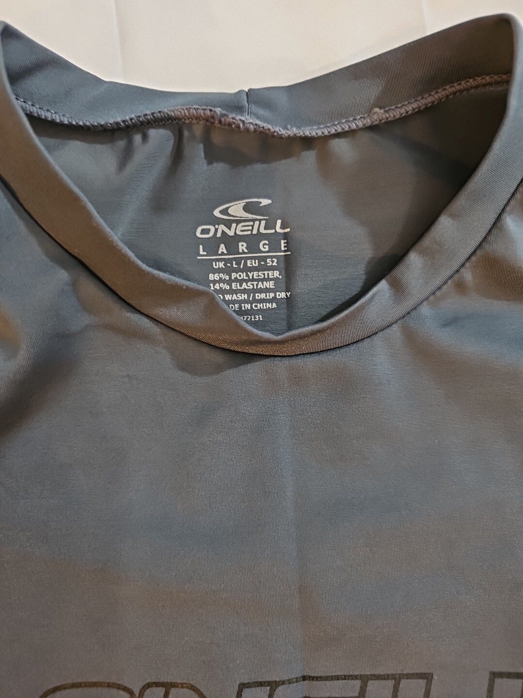 Oneill Compression Shirt Men's Large Gray Slim Fit Stretch gallery