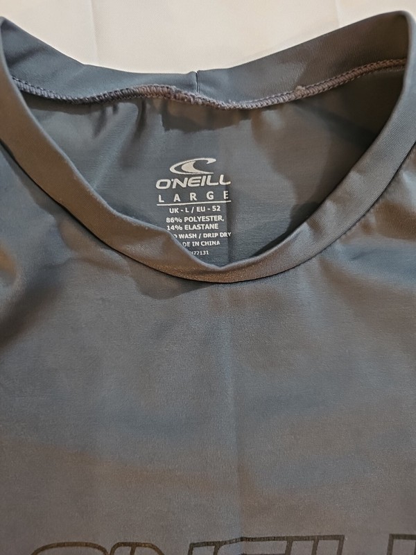 Oneill Compression Shirt Men's Large Gray Slim Fit Stretch gallery