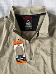 New! Gerry Men’s Long Sleeve 1/4th Zip Tan Sz XXL Free Shipping!
