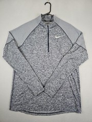 Nike Element 1/2 Zip Running Pullover Men’ Large Gray Reflective Thumb Holes