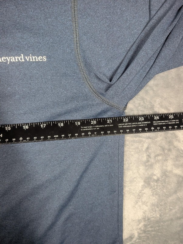 Vineyard Vines Performance Pullover Mens Medium Blue 1/4 Zip Stretch Long Sleeve gallery