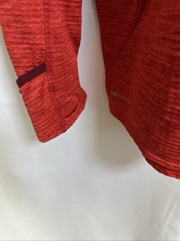 Nike Running Mens Therma Sphere Element 1/4 Zip Sweatshirt Orange XXLT #5387 gallery