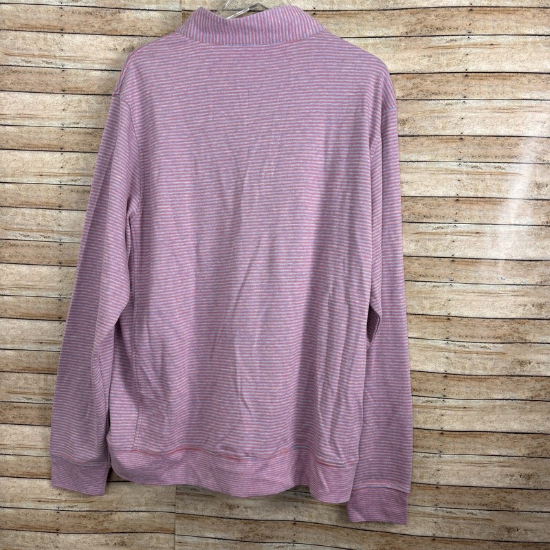 Turtleson Shirt Mens Striped Pullover 1/4 Zip Golf Performance 2XL gallery