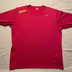 Nike Fit Dry Shirt Mens XL Dri Fit Red Gym Running Activewear Comfort