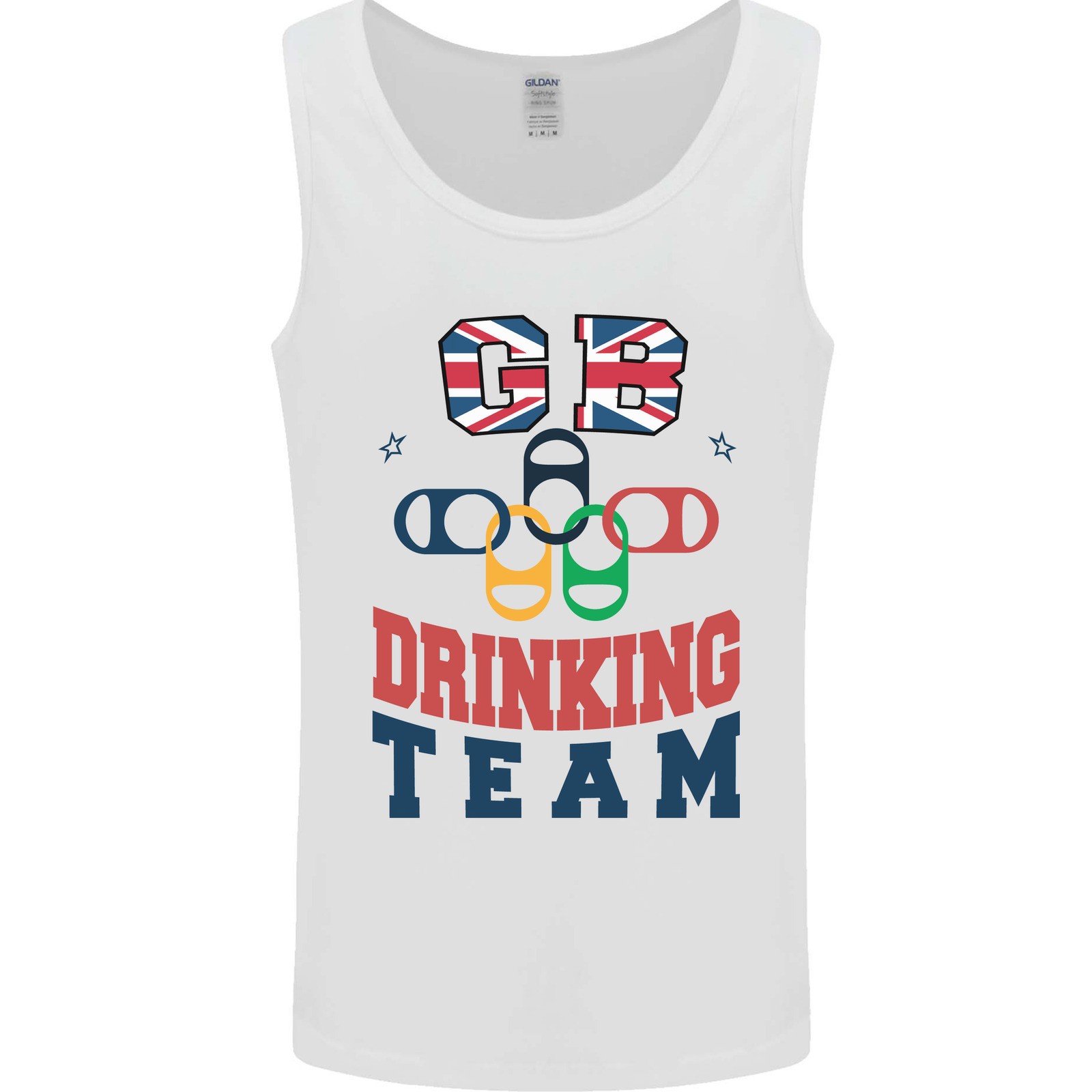 GB Drinking Team Funny Stag Do Doo Beer Mens Vest Tank Top gallery