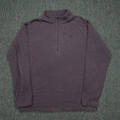 Travis Mathew Pullover Mens Medium Red Quarter Zip Modal Blend Stretch Pockets
