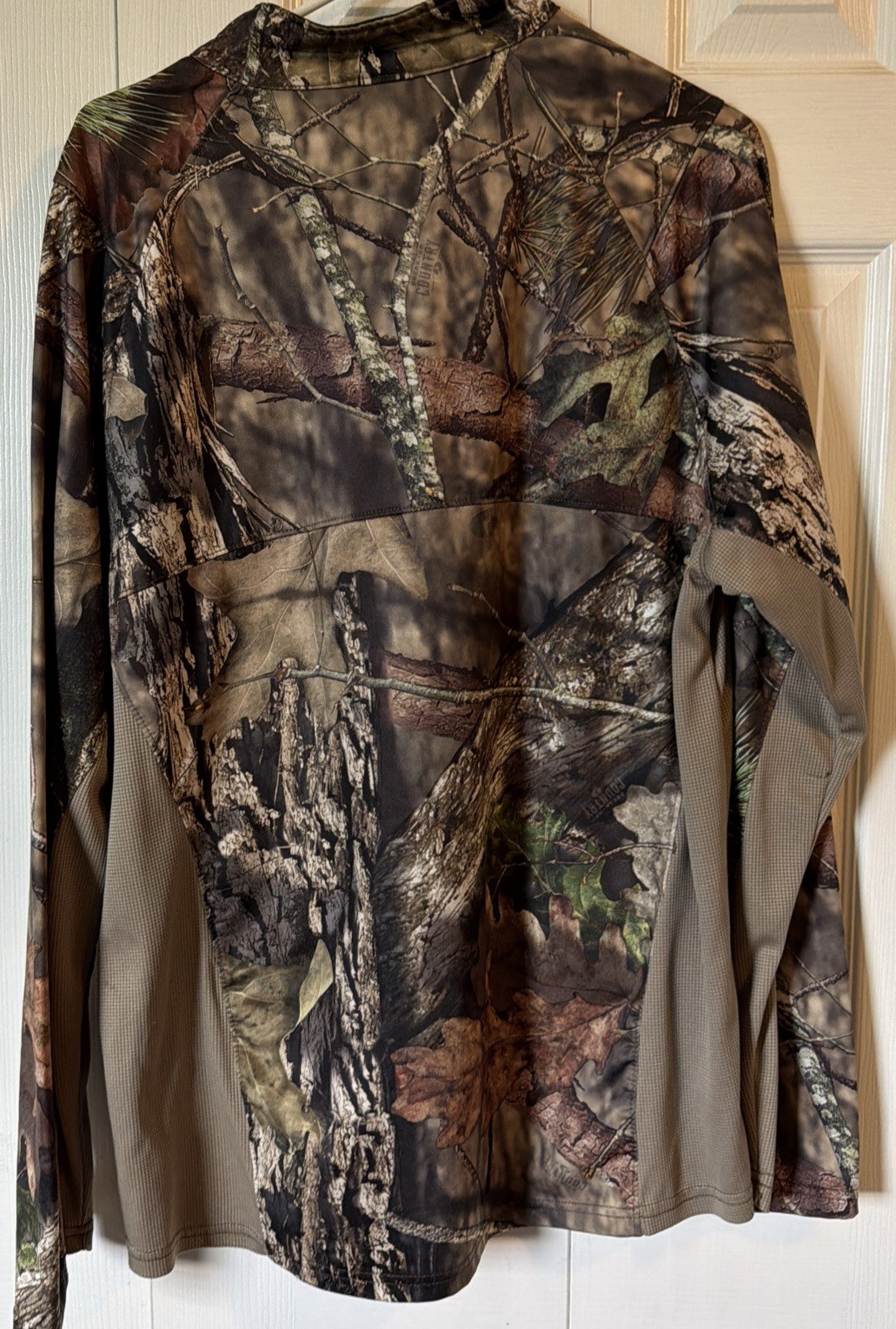 Mossy Oak Pullover Mens Camo 1/4 Zip Performance Hunting Shirt XL gallery