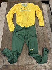 Men’s Nike Pro Elite Oregon Ducks Track Unitard Speedsuit Skinsuit Full M