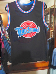 Space Jam Tune Squad Men’s Basketball Jersey M Black Sleeveless Graphic Logo