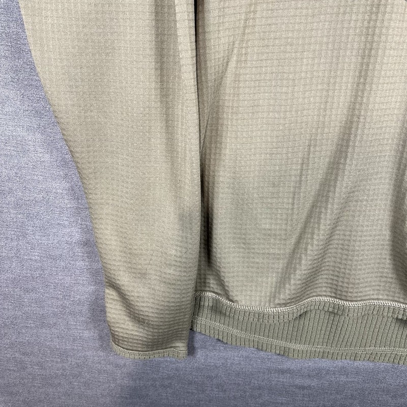 US Army Mid Weight Cold Weather Shirt M Polartec Waffle Thermal Khaki (no tag) gallery
