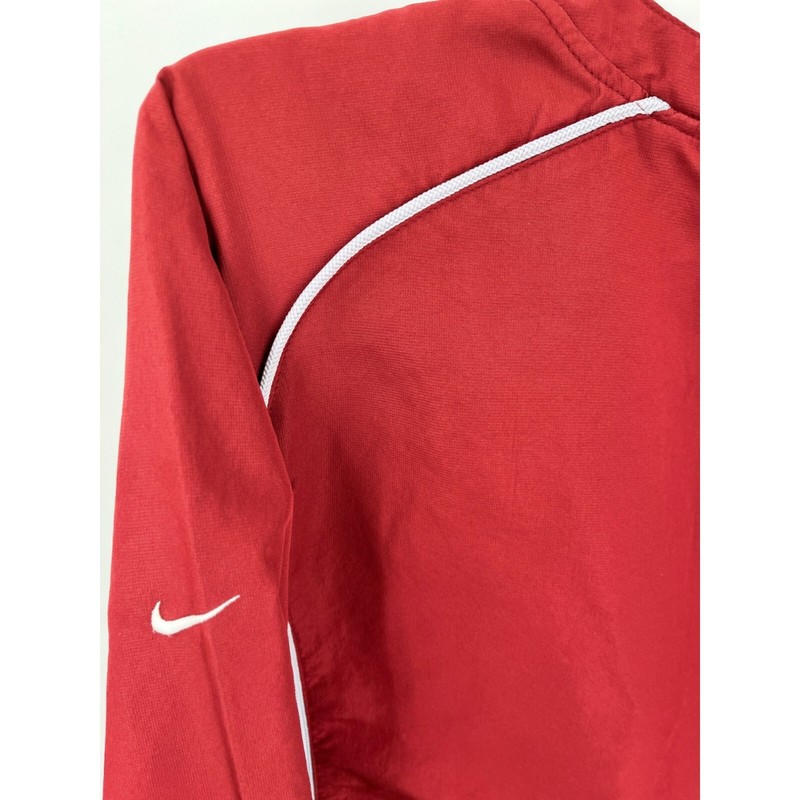 Nike 1/4 Zip Pullover Windbreaker Maroon Cougars XL Fit Dry Elastic Cinch Waist gallery