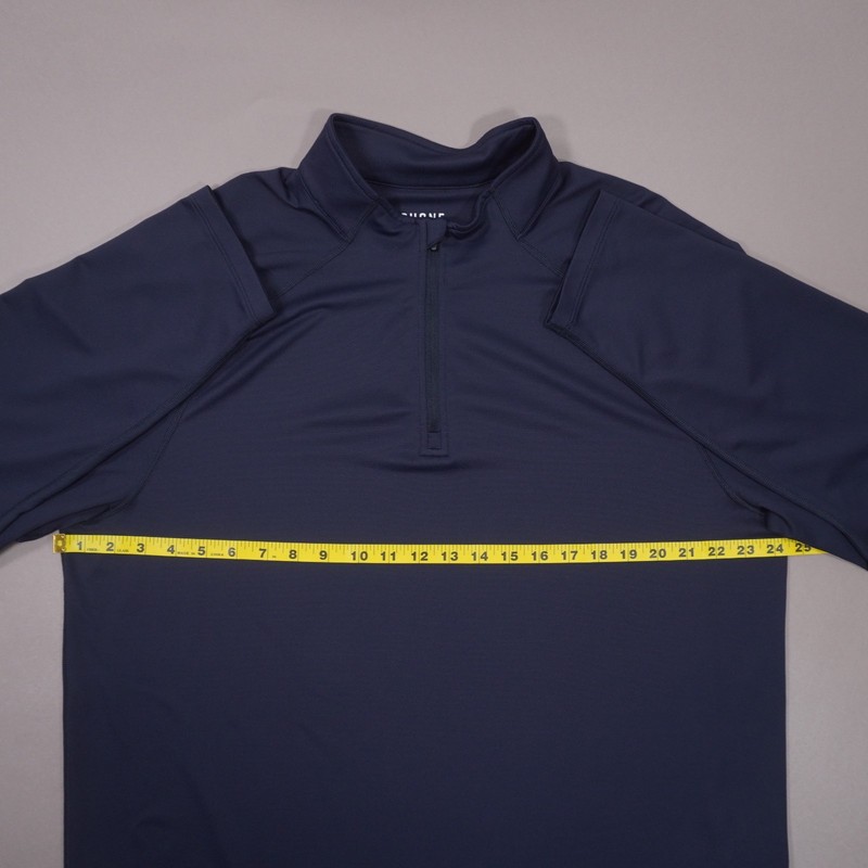 RHONE Session ¼ Zip Pullover Top Shirt Mock Neck Mens XL Navy Blue 101467 EUC gallery