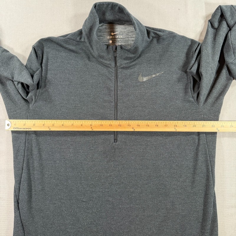 Nike Dry Half Zip Training Top Mens Large Black Pullover Dri Fit 885412 Running gallery