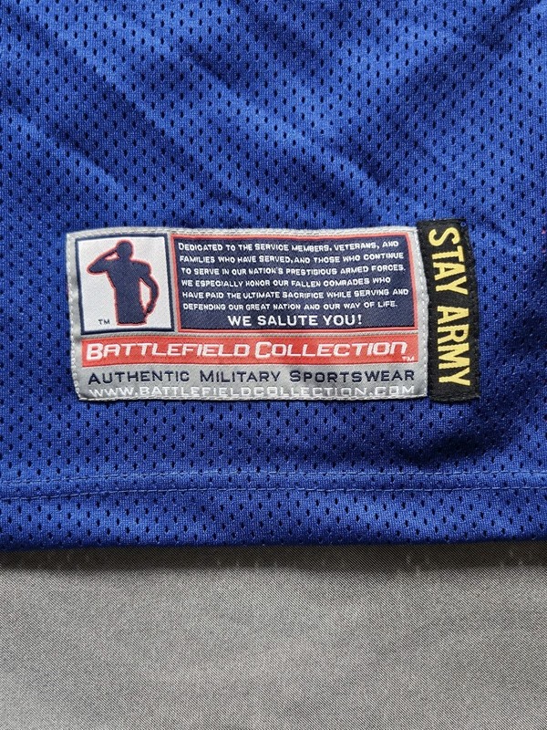 Battlefield Collection Mountain #10 Football Jersey Men’s 3XL Blue Military USA gallery
