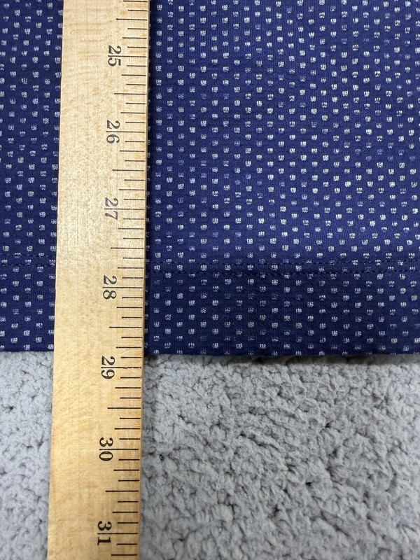 Lululemon Shirt Mens XL Blue Polka Dot Short Sleeve Raglan Athletic Gym Top gallery