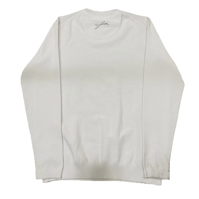 Youngla Essential White Long Sleeve Thermal Size Small Oversized gallery