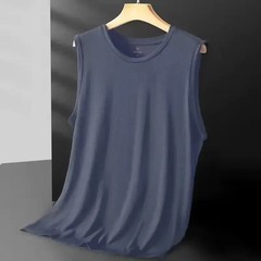 Men’s Ice Silk Mesh Tank Tops Gym Stringer Transparent Bodybuilding Sleeveless S