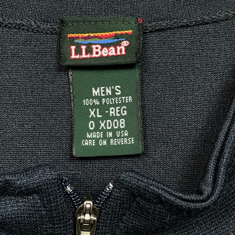 LL Bean Outdoor Base Layer Shirt 1/2 Zip Run Hike Lightweight Stretch Mens XL gallery