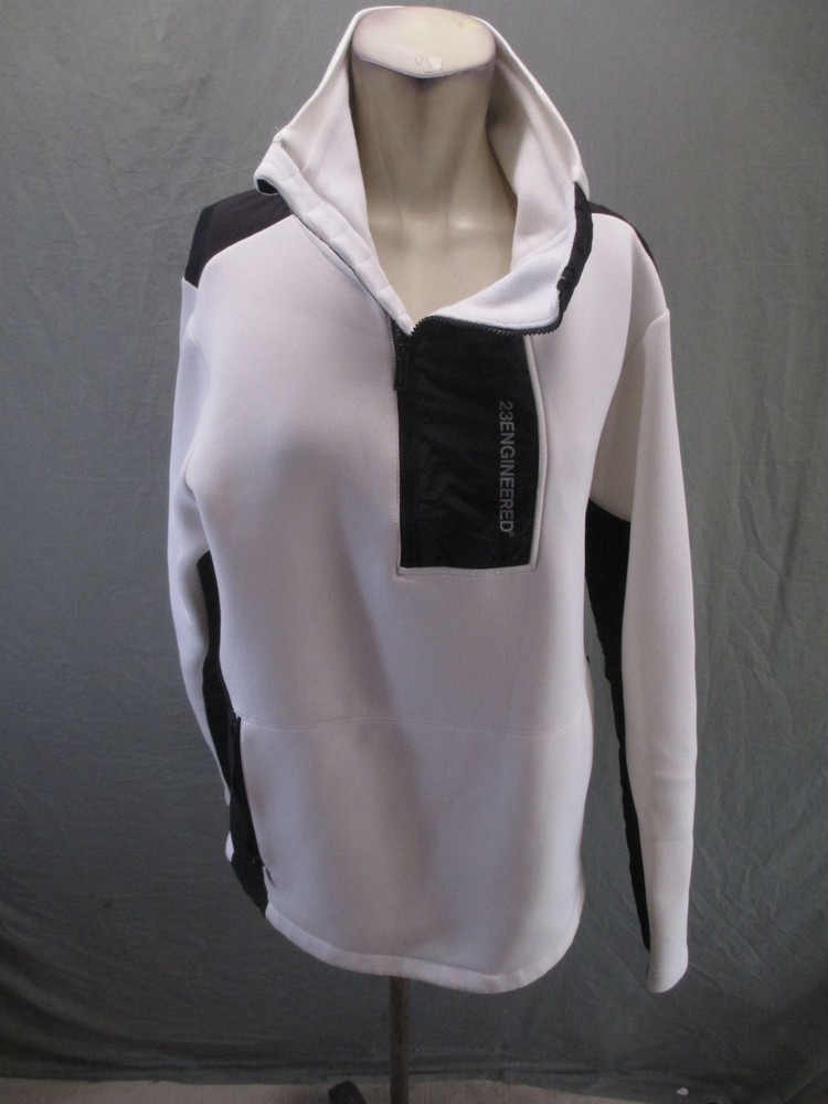 Jordan Size S Men Multicolor Cotton Blend Soft Shell 1/2 Zip Sport Pull Over 929