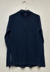 SMARTWOOL MEN’S Blue NTS MID 250 1/4 ZIP T SW0SS603 Merino Wool Sz M