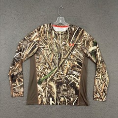 Under Armour Scent Control Shirt Mens Large Loose Camouflage Realtree Max-5 Dad