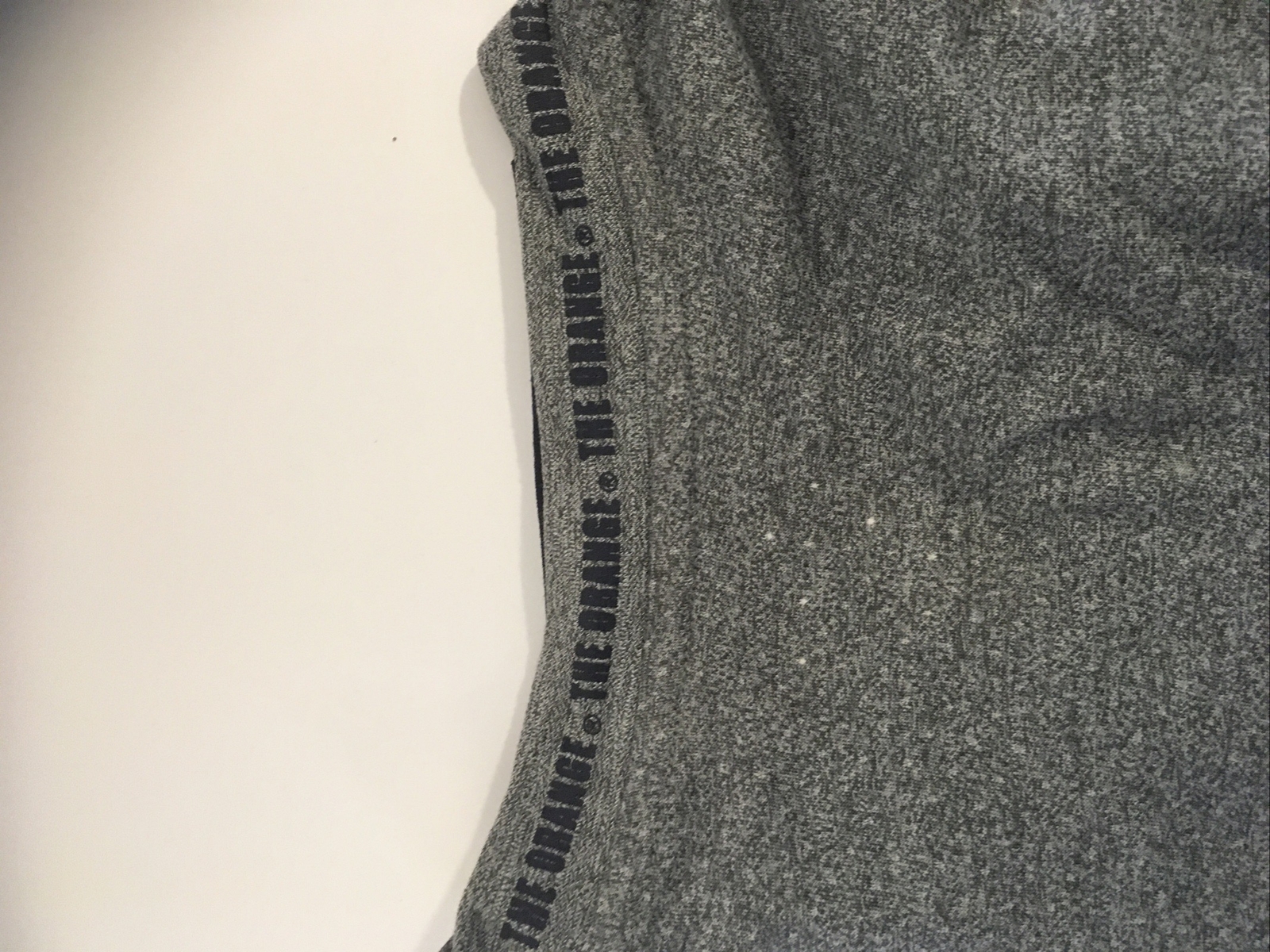 nike fit dry long sleeve L Grey,blue,and Orange gallery