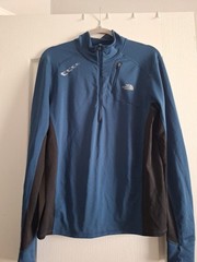 The North Face Flight Series Quarter Zip Pullover Men’s Size Medium Blue /Black