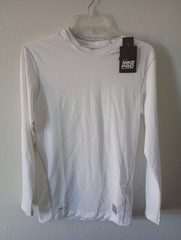 Nike Pro Mens M White Compression Shirt 336713 100 NWT