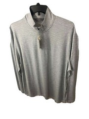 Daniel Cremieux shirt XL Men’s Lt Grey Heather Zip Collar Big & Tall NWT $95