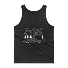 Funny Camping Happy Camper Tank Top