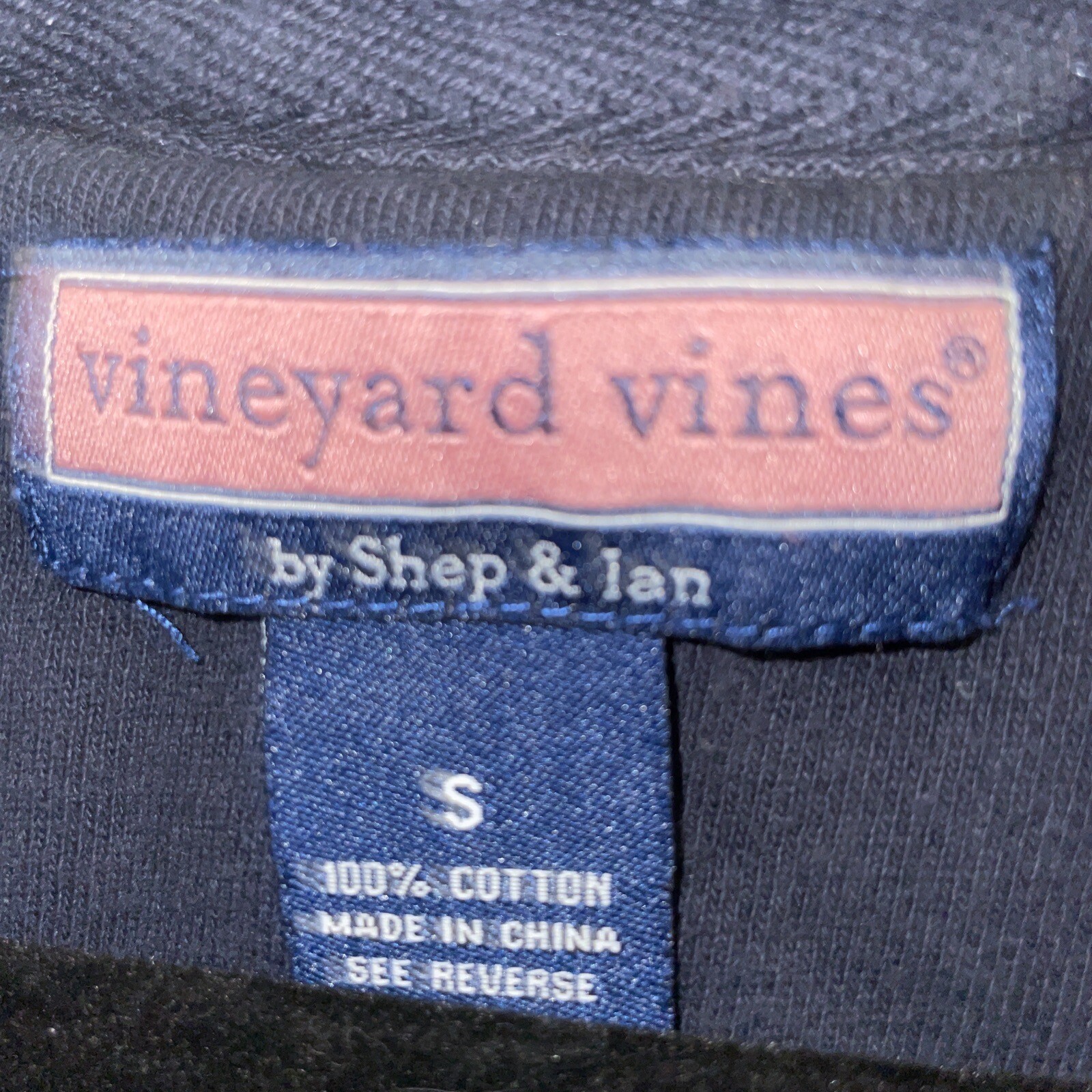 Vineyard Vines Men's Collegiate Shep Shirt 1/4-zip Pullover size Small gallery