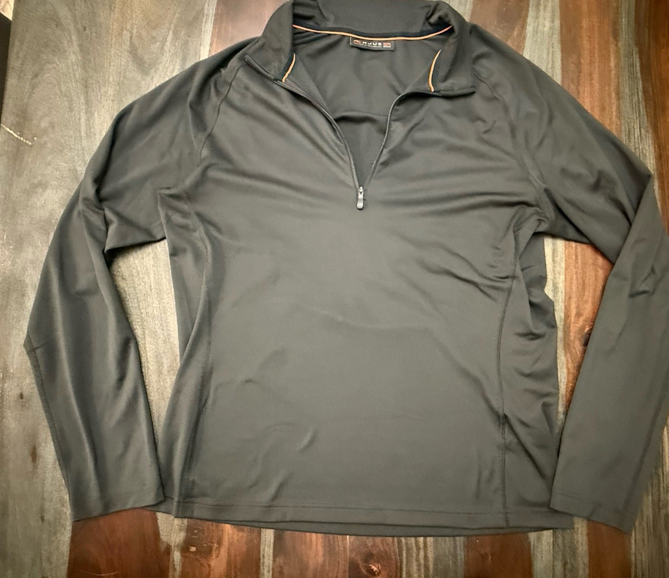 Kjus Pullover Mens 54 XL Black Long Sleeve 1/4 Zip Mock Neck Golf Preppy Hike gallery