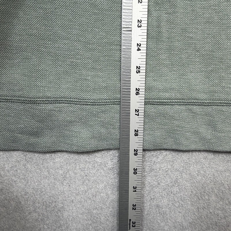 J Crew Performance Birds-Eye 1/4 Zip Pullover Men XXL Green Preppy Casual gallery
