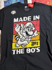 Super Mario Bros 3 T-Shirt Made in the 80s Nintendo New York Graphic Tee Large