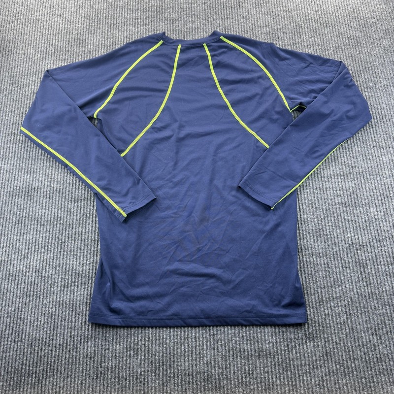 Baleaf Shirt Mens Medium Blue Long Sleeve Athletic Compression Base Layer gallery
