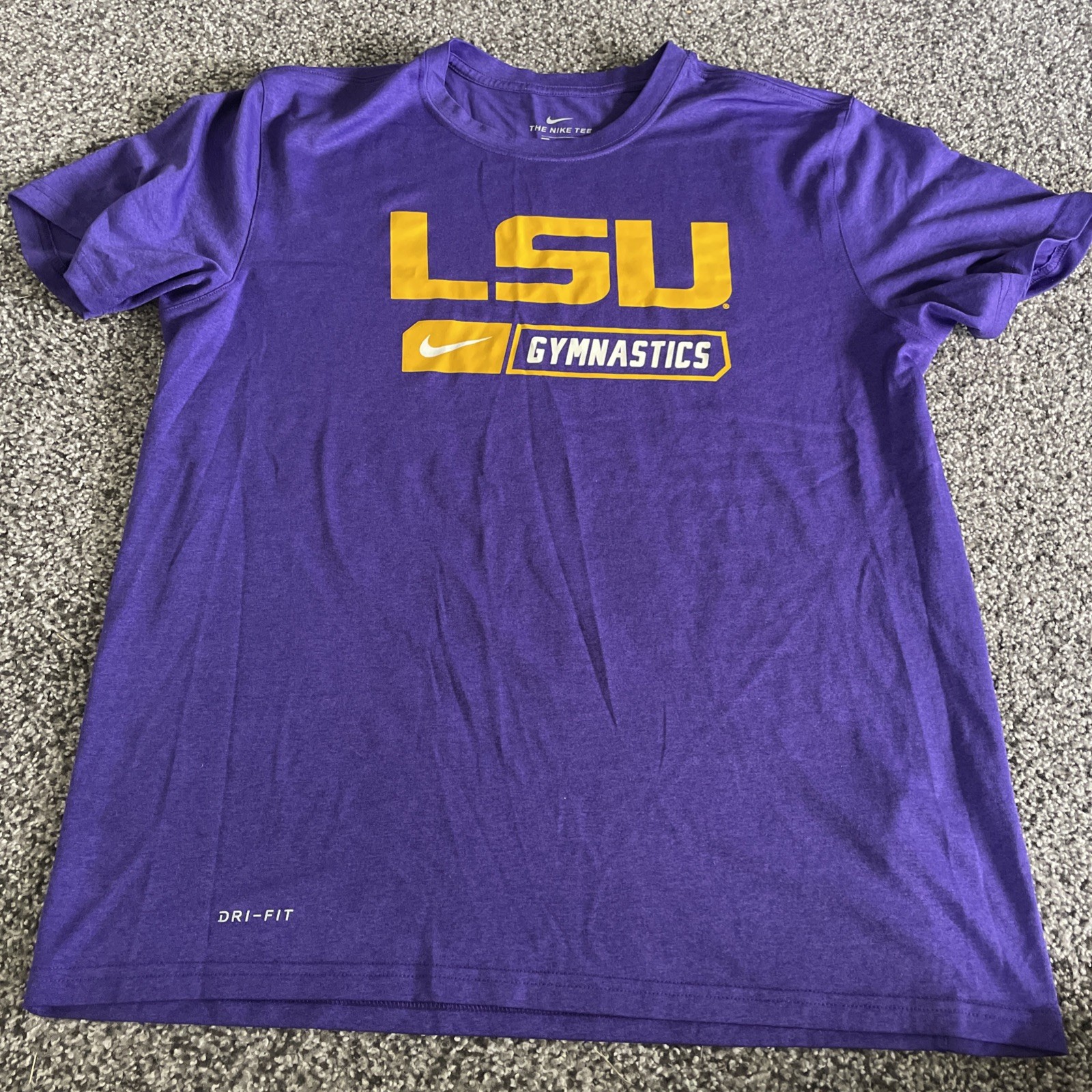 Nike LSU Tigers Gymnastics Large Purple Dri-FIT Athletic Livvy Dunne gallery