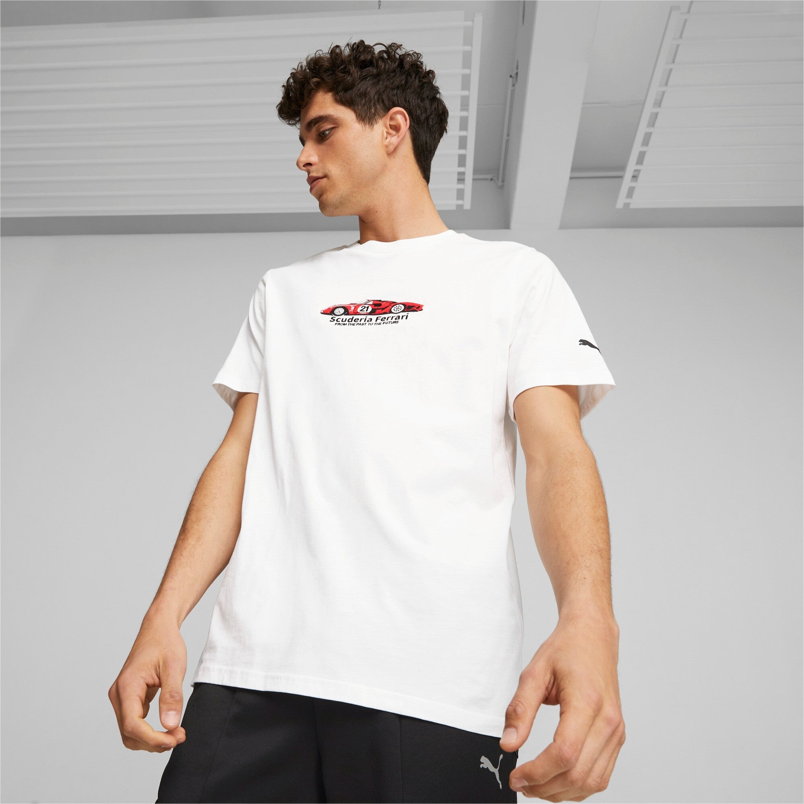 [620947-03] Mens PUMA FERRARI RACE GRAPHIC TEE 1 gallery