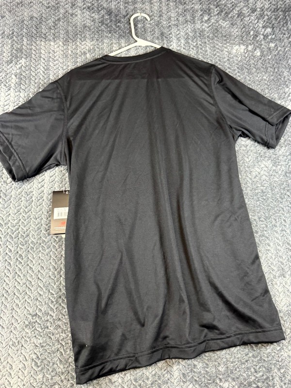 New Balance NB Dry T Shirt Mens L Black Crew Neck Running Performance Tech Tee gallery