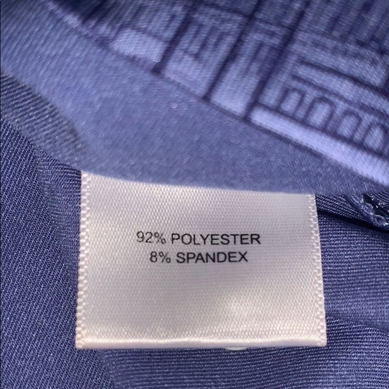 Peter Millar Men’s XL Blue Golf Polo Shirt Summer Comfort New York City Print gallery