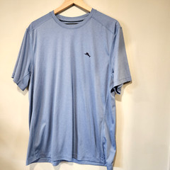 Tommy Bahama Men’s Size L Blue Pullover Short Sleeve T-Shirt w/Logo