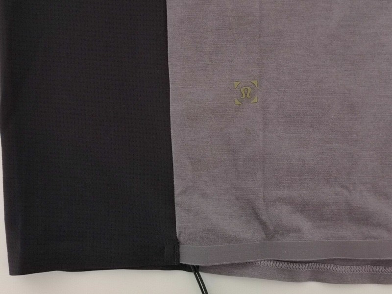 NWT LULULEMON LNRR/MNPH/DPHM Grey Take The Moment SS Top Shirt Men's Large gallery